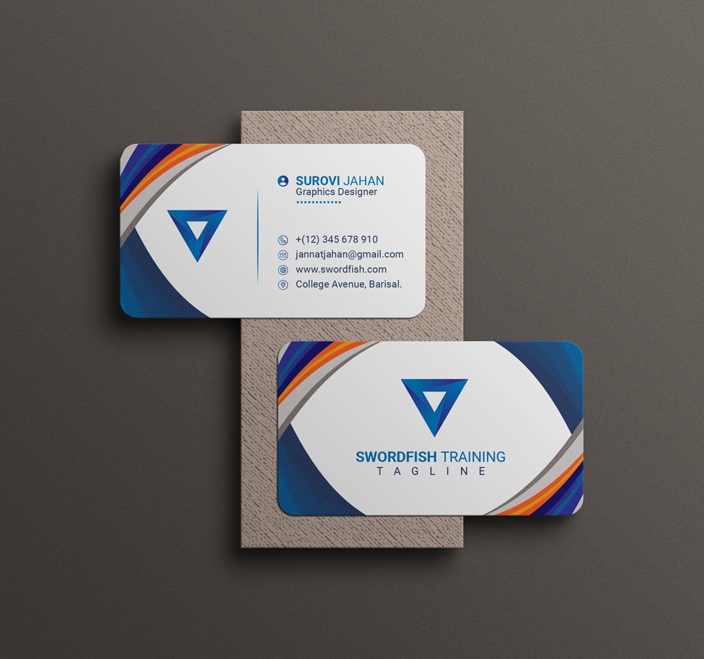 Business card mockup