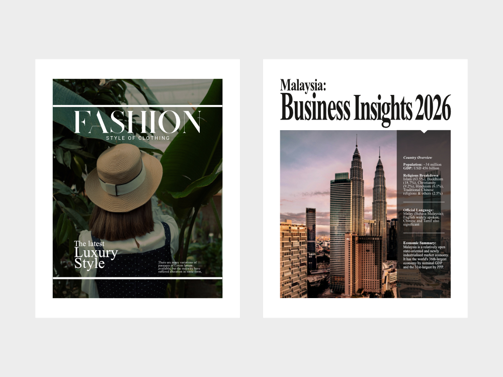 Magazine portfolio